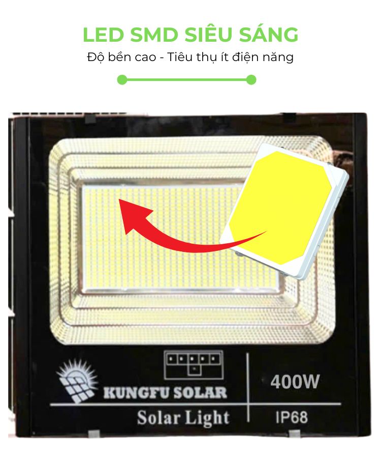 Đèn năng lượng mặt trời 400W